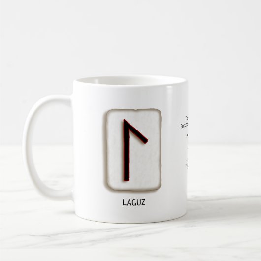 Laguz RuneStone-Tasse Kaffeetasse (Links)