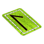 Laguz Viking Rune Magnet - LIFE! (Rechte Seite)
