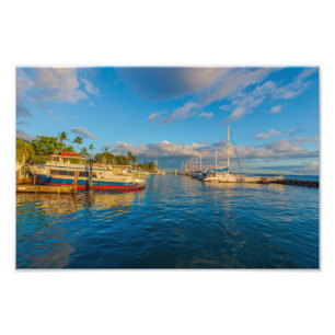 Lahaina Hafen Foto Print