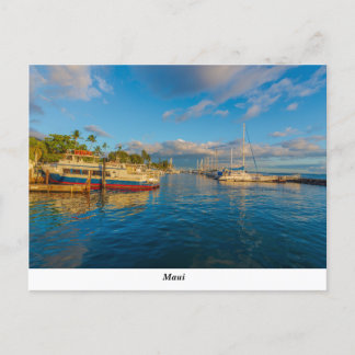 Lahaina Harbor Postcard Postkarte