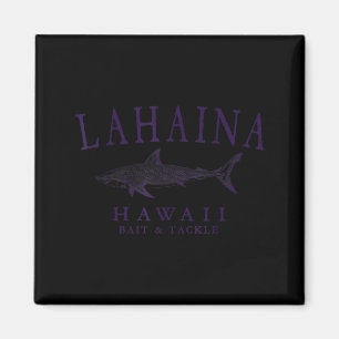 Lahaina Hawaii Hai vintage Pflaume Kunst Angeln Magnet