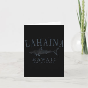 Lahaina Hawaii Hai vintage Schiefer Kunst Angeln Karte