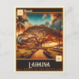 Lahaina, Hawaii | VINTAG Postkarte