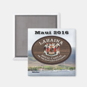 Lahaina, Maui (anpassbar) Magnet (Vorderseite/Rückseite)