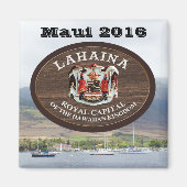 Lahaina, Maui (anpassbar) Magnet (Vorne)