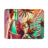 Lahaina Maui Hawaii 60er Magnet (Horizontal)