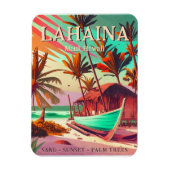 Lahaina Maui Hawaii 60er Magnet (Vertikal)