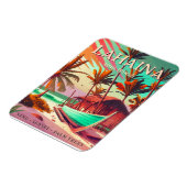 Lahaina Maui Hawaii 60er Magnet (Linke Seite)
