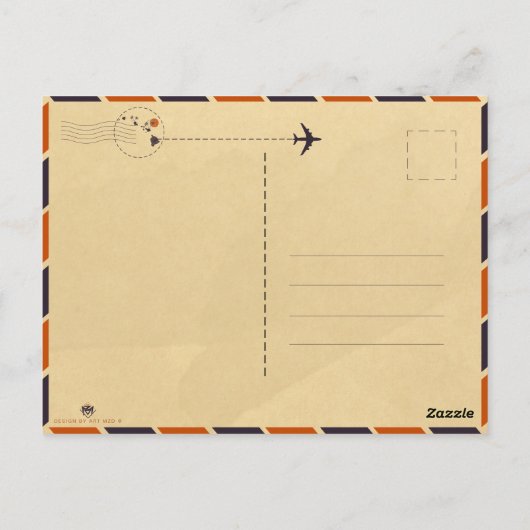 Lahaina Maui Hawaii 60er Postkarte (Rückseite)