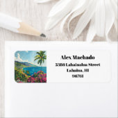 Lahaina Maui Hawaii Beach Rücksendeadresse (Insitu)