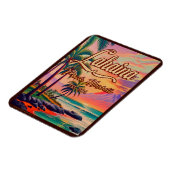 Lahaina Maui Hawaii Retro Sunset Souvenir 1950s Magnet (Linke Seite)