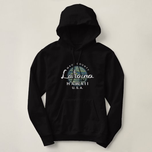 Lahaina Maui Hawaii Surfing Retro Hoodie (Design vorne)