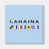 Lahaina Maui Nautical Maritime Signal Flags Magnet (Vorne)