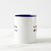 Lahaina Maui Nautical Maritime Signal Flags Zweifarbige Tasse (Mittel)