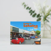 Lahaina Maui Postkarte (Stehend Vorderseite)