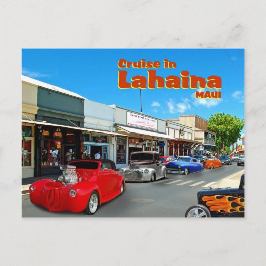 Lahaina Maui Postkarte (Vorderseite)