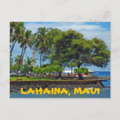 LAHAINA, MAUI POSTKARTE (Vorderseite)