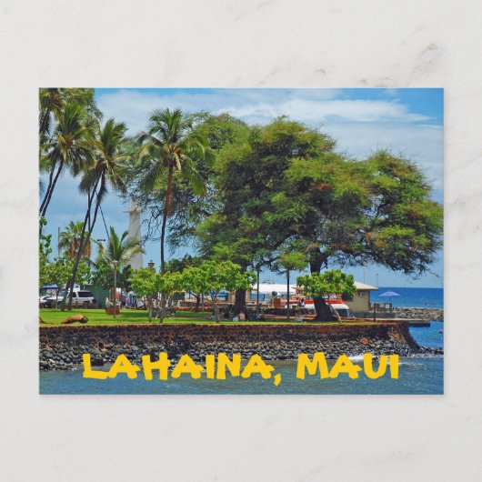 LAHAINA, MAUI POSTKARTE (Vorderseite)