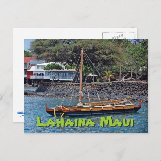 Lahaina Maui Postkarte (Vorne/Hinten)