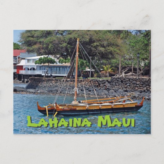 Lahaina Maui Postkarte (Vorderseite)