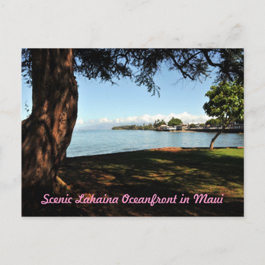 Lahaina Maui Scenic Postkarte (Vorderseite)