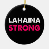 Lahaina Strong Keramik Ornament (Vorne)