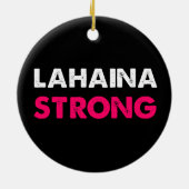 Lahaina Strong Keramik Ornament (Hinten)