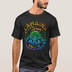 Lahaina Strong Maui Hawaii Old Banyan Tree Gerette T-Shirt