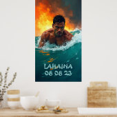 Lahaina Tribute Poster (Küche)