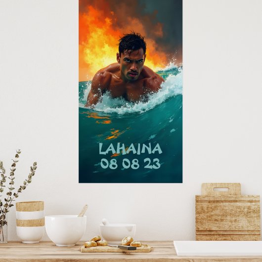 Lahaina Tribute Poster (Küche)