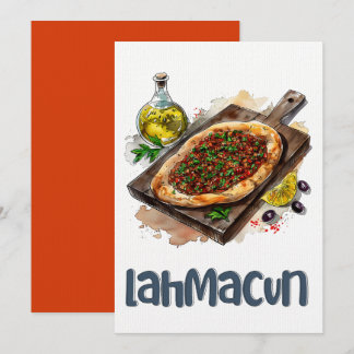 Lahmacun Pizza م ة ا ب ل ل ح ع ج ي ن Einladung