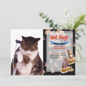 Lahme Katze Einladung (Stehend Vorderseite)