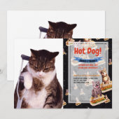 Lahme Katze Einladung (Vorne/Hinten)