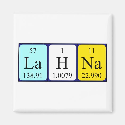 Lahna Periodenmagnet Magnet (Vorne)