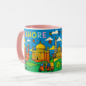 Lahore-Kaffeetasse Tasse (Vorderseite Links)