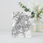 Lahore Pakistan Map Postkarte (Stehend Vorderseite)