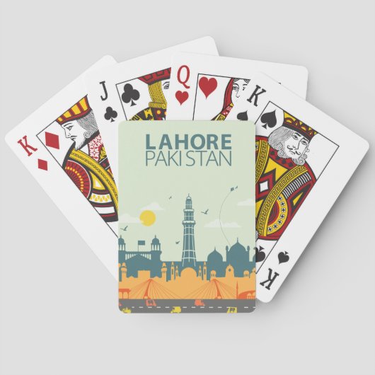 Lahore - Pakistan Spielkarten (Rückseite)