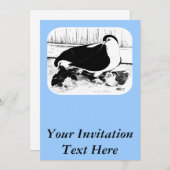 Lahore-Tauben 1980 Einladung (Vorne/Hinten)