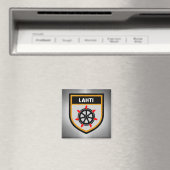 Lahti Flag Magnet (In Situ (Geschirrspüler))