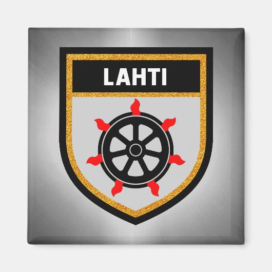 Lahti Flag Magnet (Vorne)