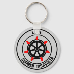 Lahti Round Emblem Schlüsselanhänger