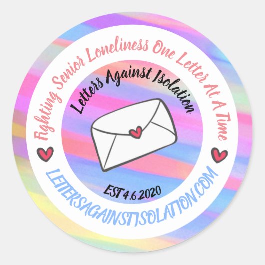 LAI-Jubiläumslogo Runder Aufkleber (Vorderseite)