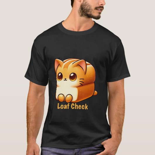 Laib Check Katze T-Shirt (Vorderseite)