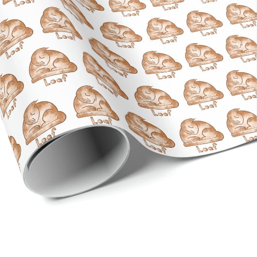 Laib Katz Geschenkpapier (Rolleneckpunkt)