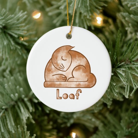 Laib Katz Keramik Ornament (Baum)