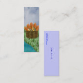 Laib-und Fisch-Lesezeichen Mini Visitenkarte (Vorne/Hinten)