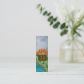 Laib-und Fisch-Lesezeichen Mini Visitenkarte (Stehend Vorderseite)