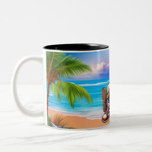 Laid Back Beaching Duck Tasse (Links)