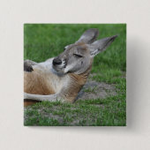 Laid-back Kangaroo Button (Vorderseite)