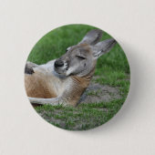 Laid-back Kangaroo Button (Vorderseite)